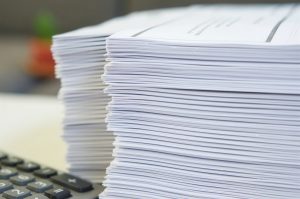 stack of official documents